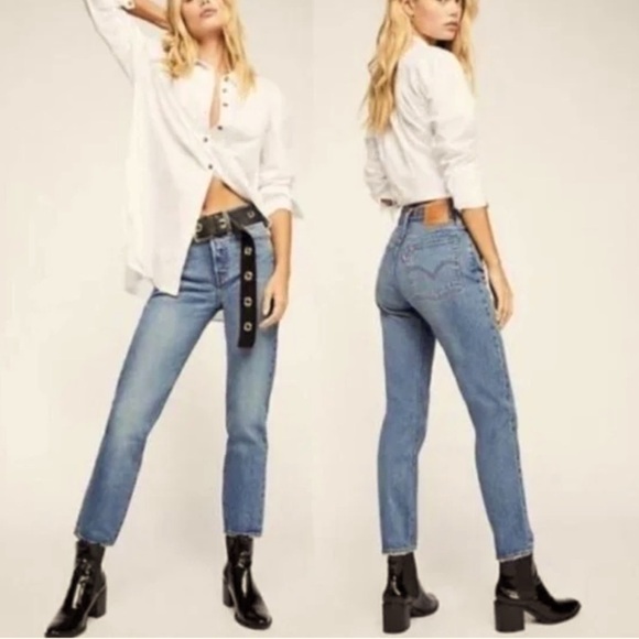 Levi’s Wedgie Icon Fit Blue Jeans, Ankle length, size 26 - Picture 1 of 10